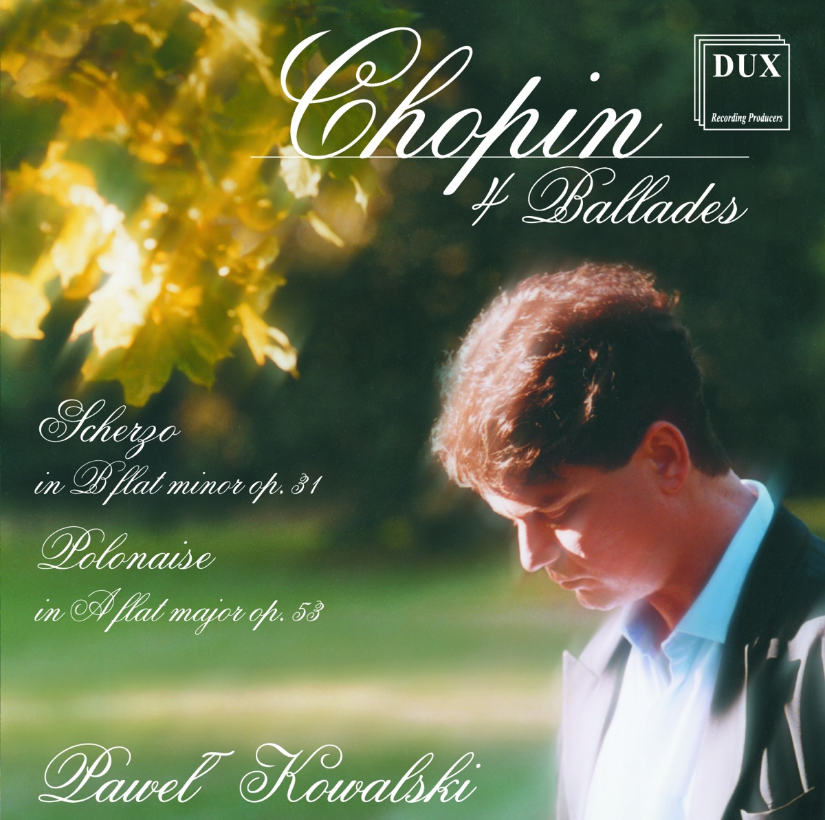 Chopin: 4 Ballades by Paweł Kowalski album cover