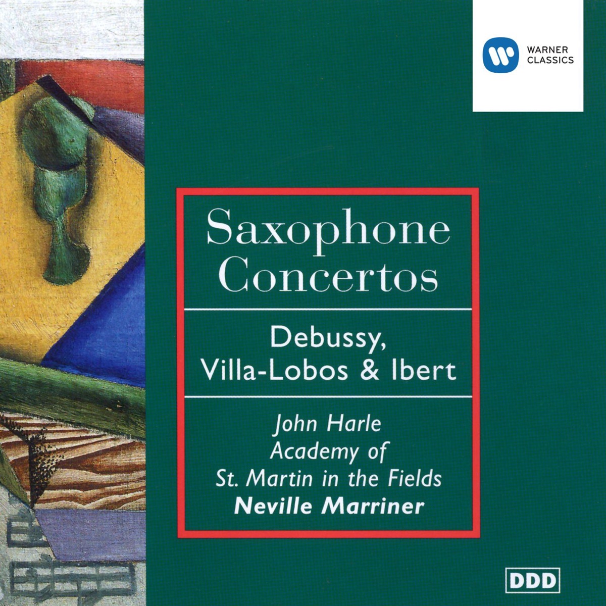 Saxophone Concertos by Academy of St Martin in the Fields, John Harle & Neville Marriner album cover