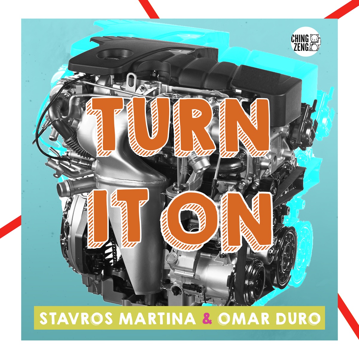 Turn It On - Single by Stavros Martina & Omar Duro album cover
