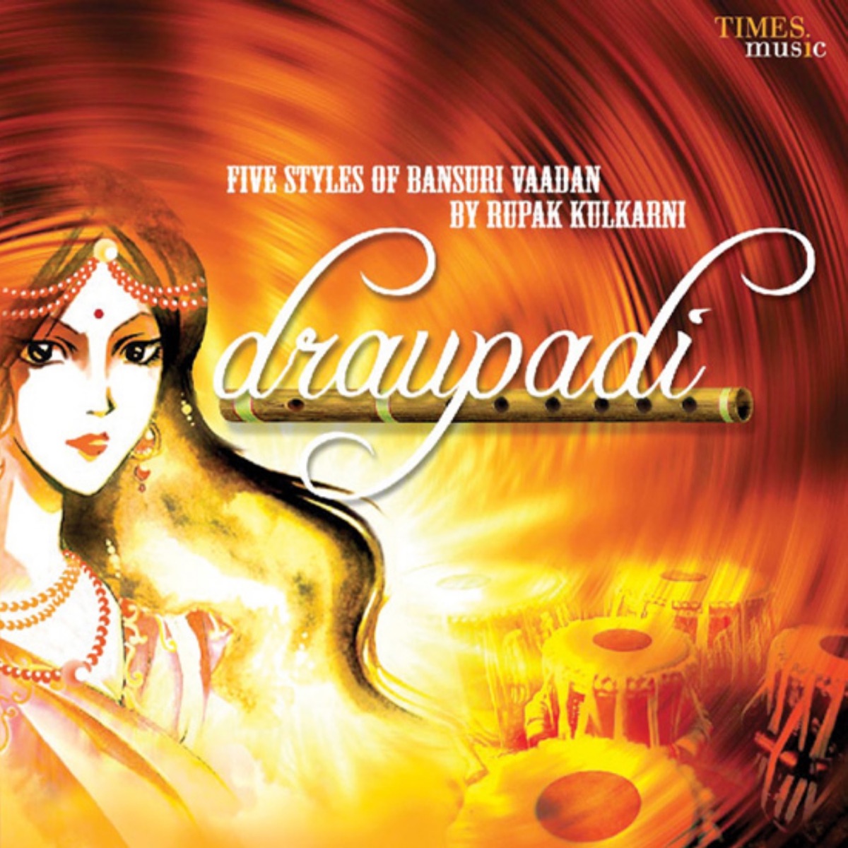 Draupadi - Five Styles of Basuri Vaadan by Rupak Kulkarni album cover
