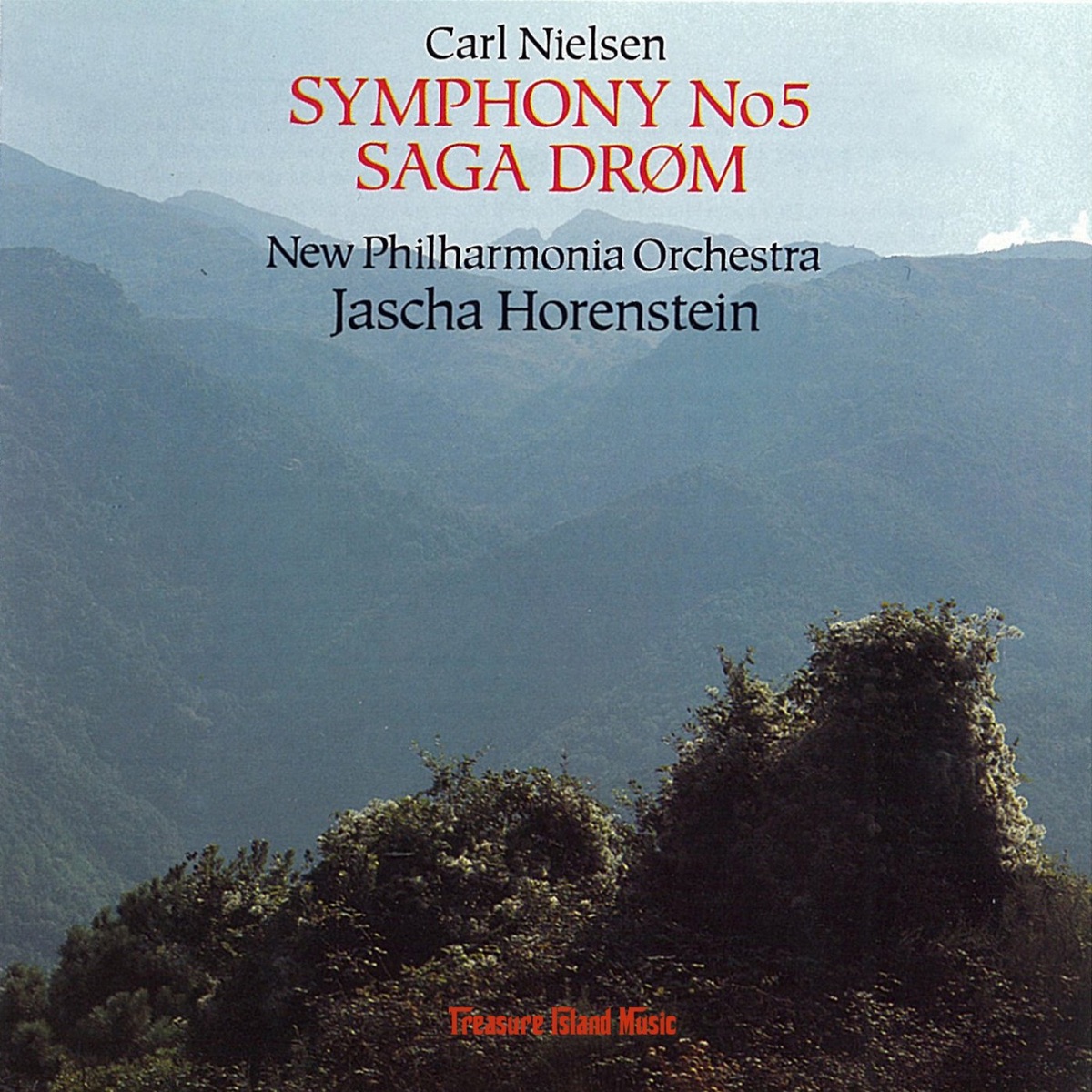 Neilsen: Symphony No. 5 , Saga Drøm by Jascha Horenstein & Philharmonia Orchestra album cover