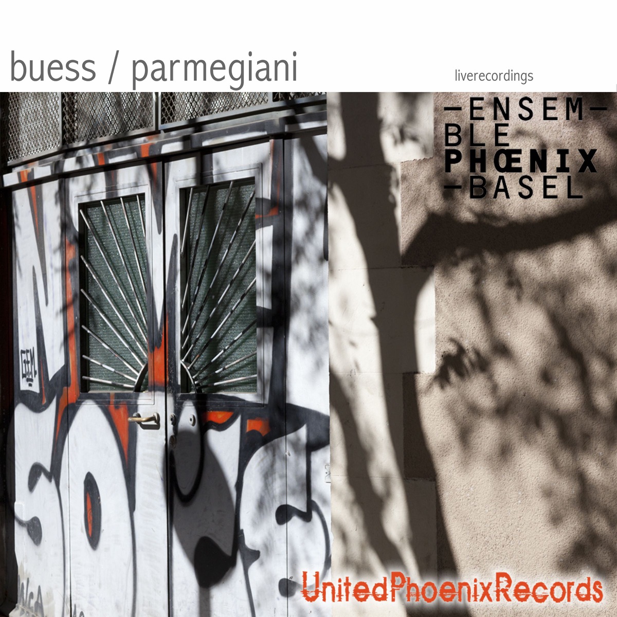 Buess / Parmegiani (Live) by Ensemble Phoenix Basel album cover