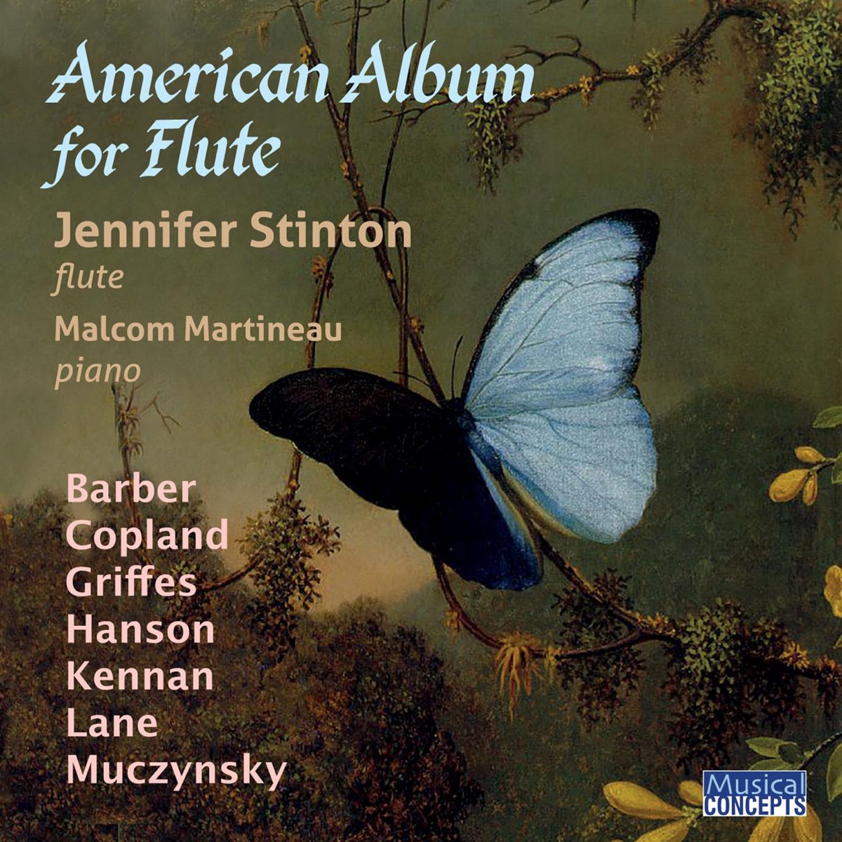 American Album for Flute by Jennifer Stinton & Malcolm Martineau album cover