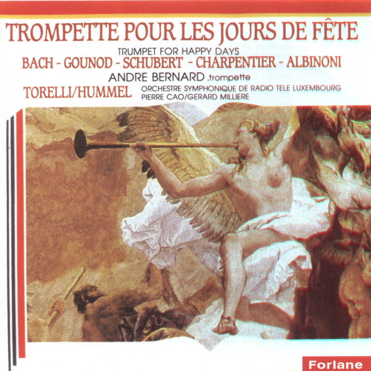 Trompette pour les jours de fête by Orchestre Symphonique de Radio-Télé-Luxembourg, André Bernard & Pierre Cao album cover