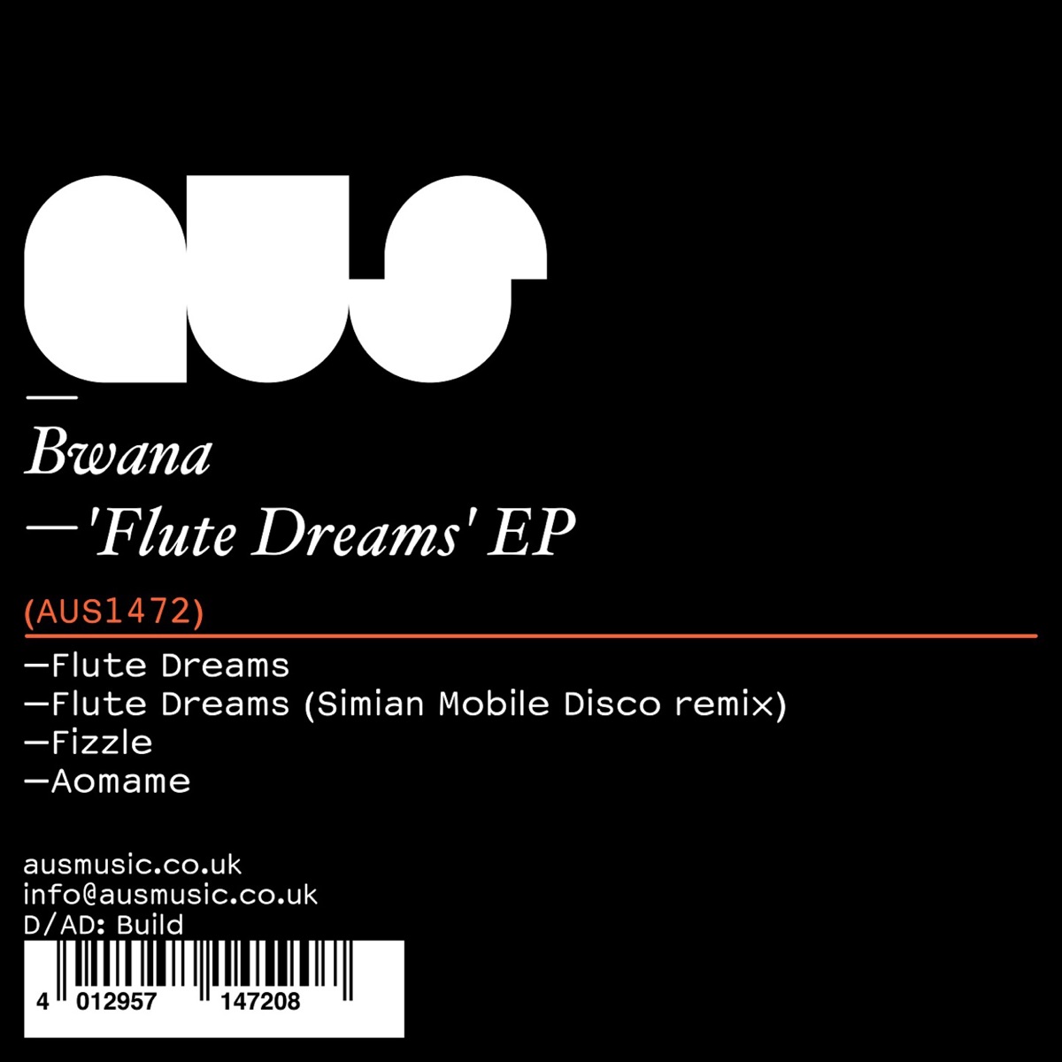 Flute Dreams EP by Bwana album cover