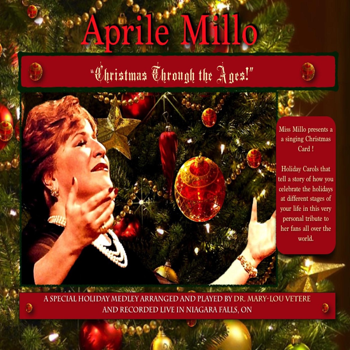 Christmas Through the Ages! (Live) - EP by Aprile Millo album cover