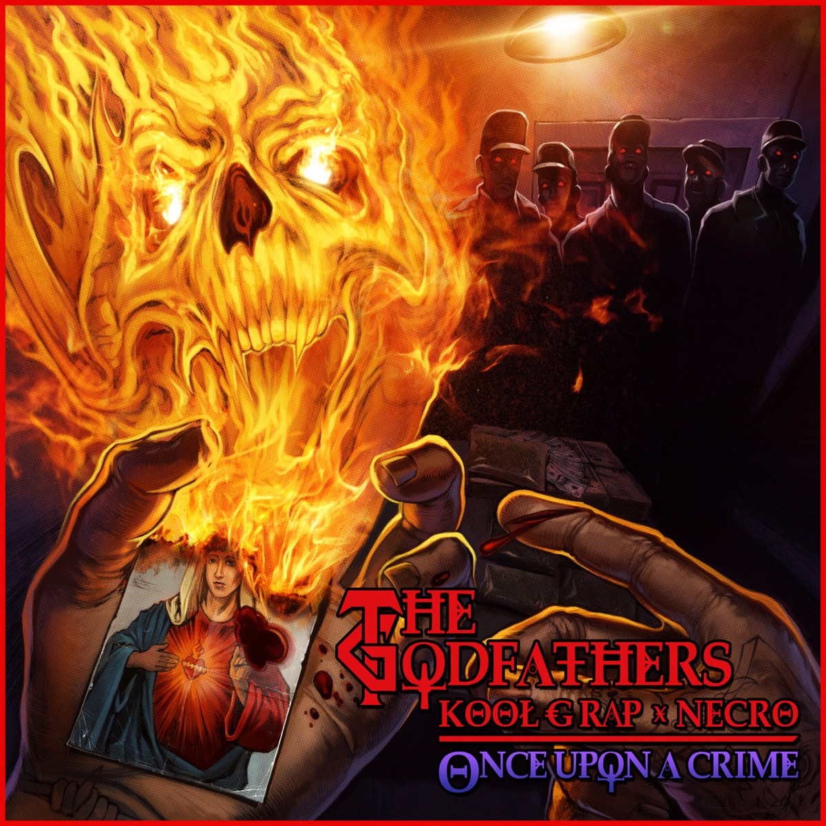 Once Upon a Crime by Necro, Kool G Rap & The Godfathers album cover