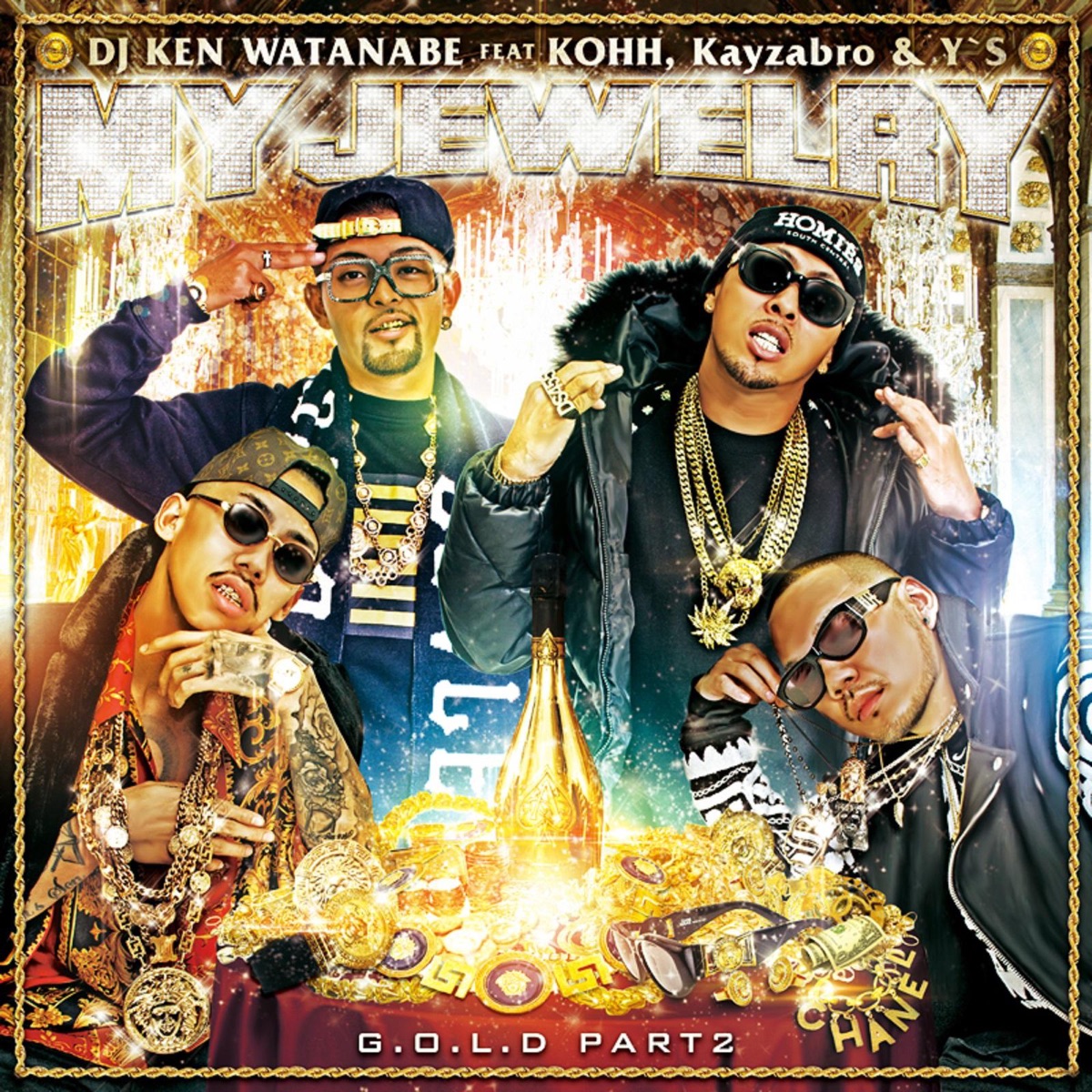 G.O.L.D PART 2 (feat. KOHH, Kayzabro & Y'S) - Single by DJ Ken Watanabe album cover