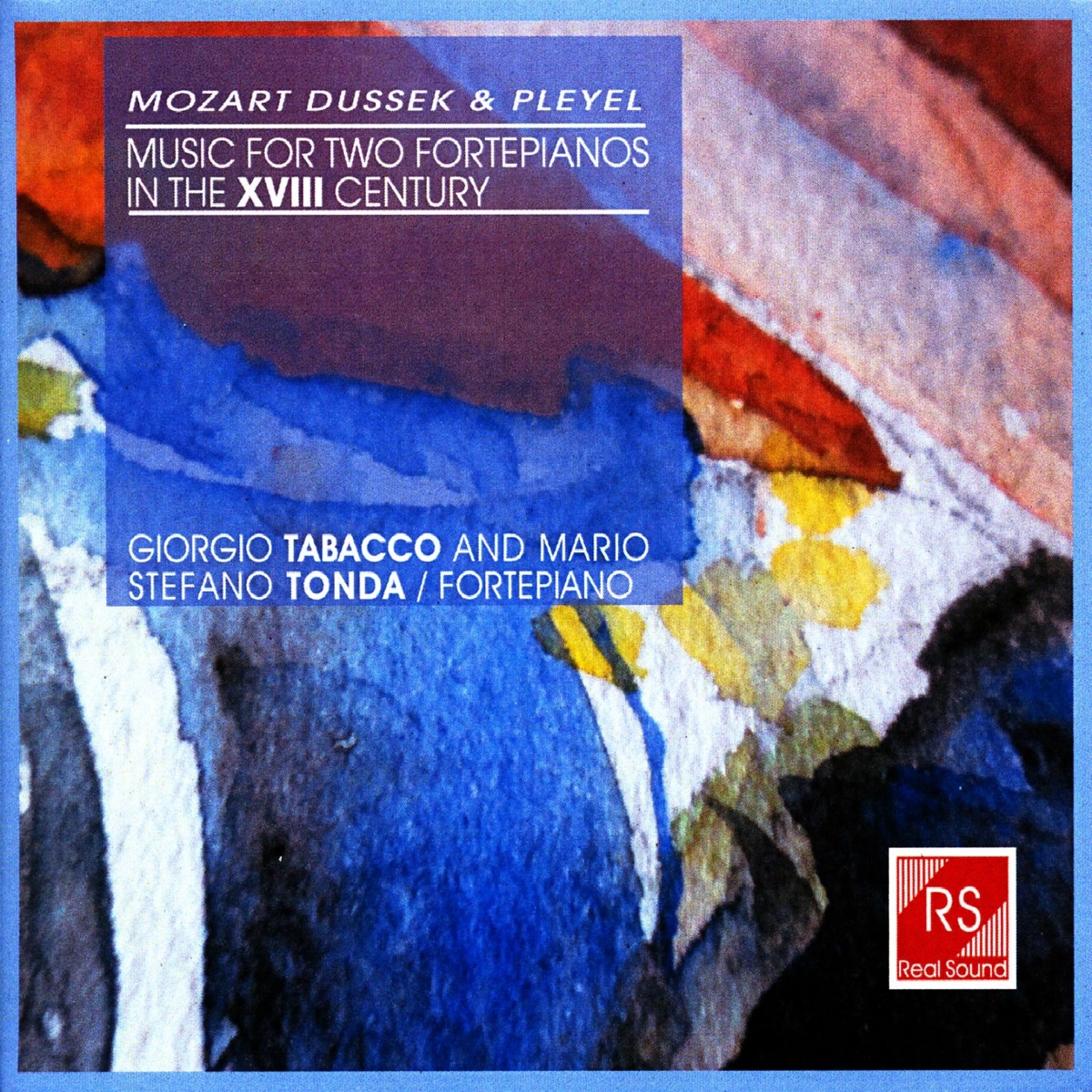 Music for Two Fortepianos in the XVIII Century by Giorgio Tabacco & Mario Stefano Tonda album cover