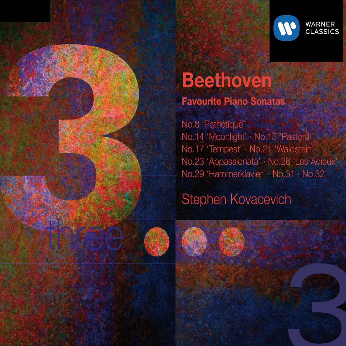 Beethoven: Piano Sonatas by Stephen Kovacevich album cover