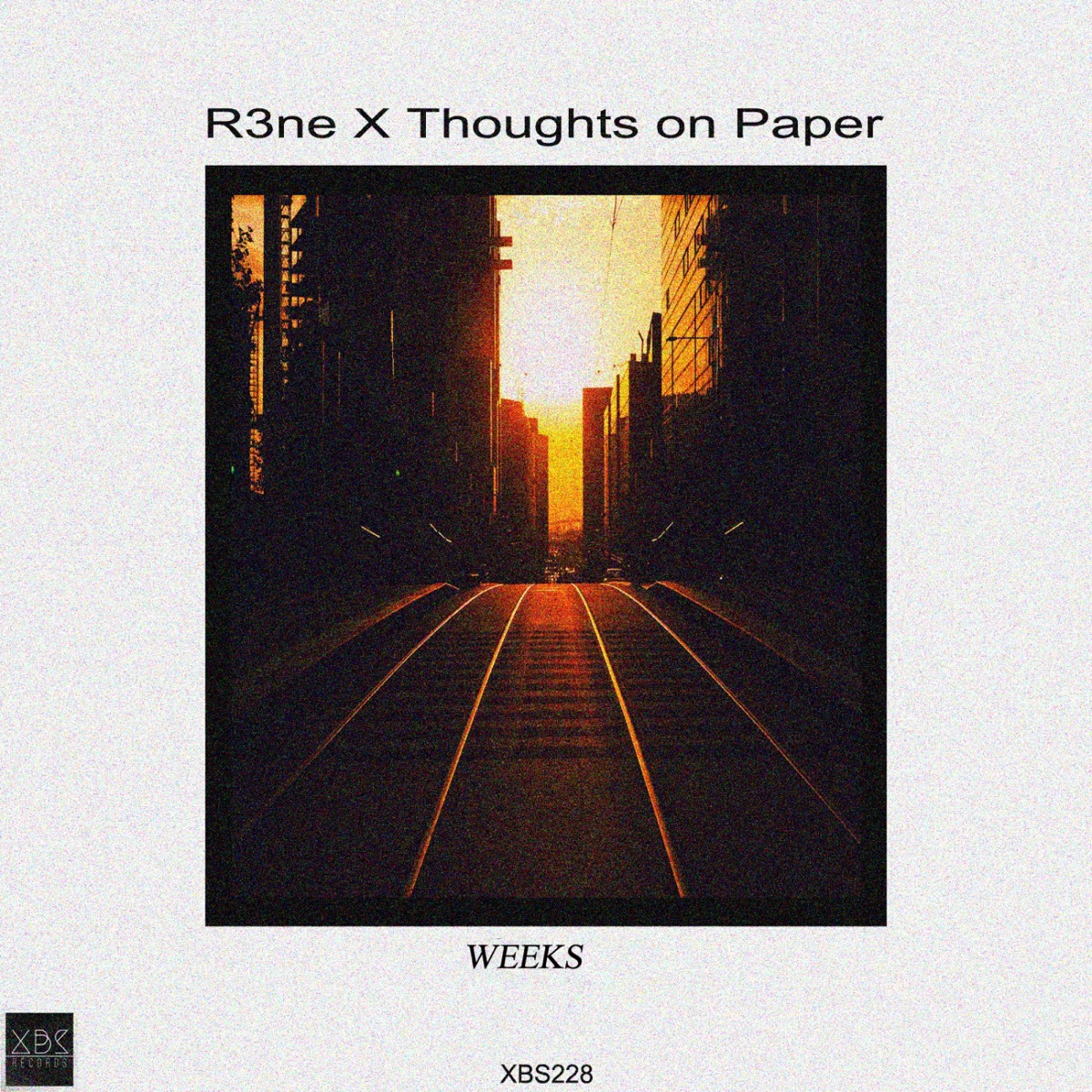 Weeks - Single by R3ne & Thoughts On Paper album cover