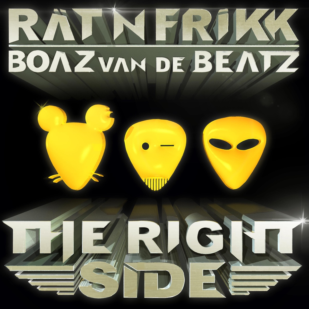 The Right Side - Single by Rät N FrikK & Boaz Van De Beatz album cover