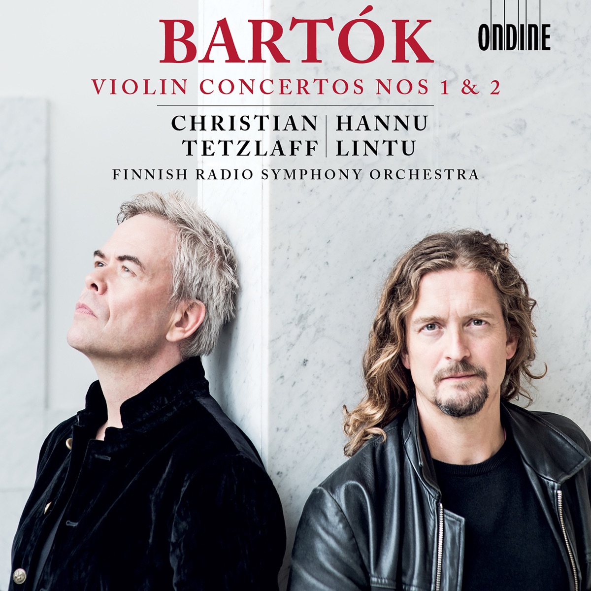 Bartók: Violin Concertos Nos. 1 & 2 by Christian Tetzlaff, Finnish Radio Symphony Orchestra & Hannu Lintu album cover