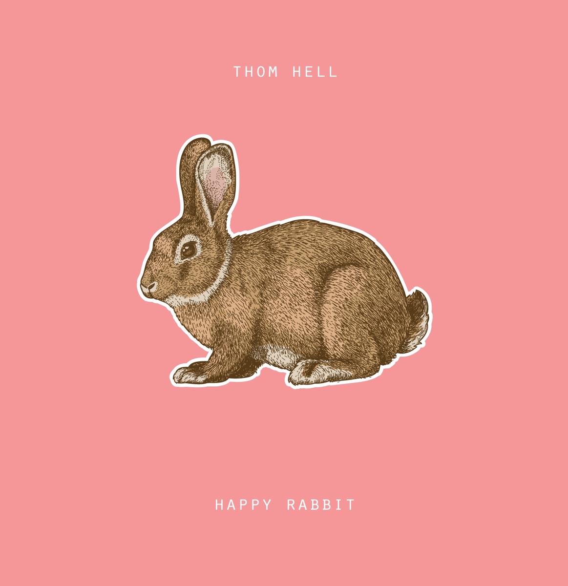 Happy Rabbit by Thom Hell album cover