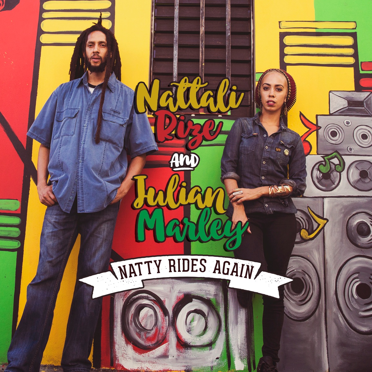 Natty Rides Again - Single by Nattali Rize & Julian Marley album cover