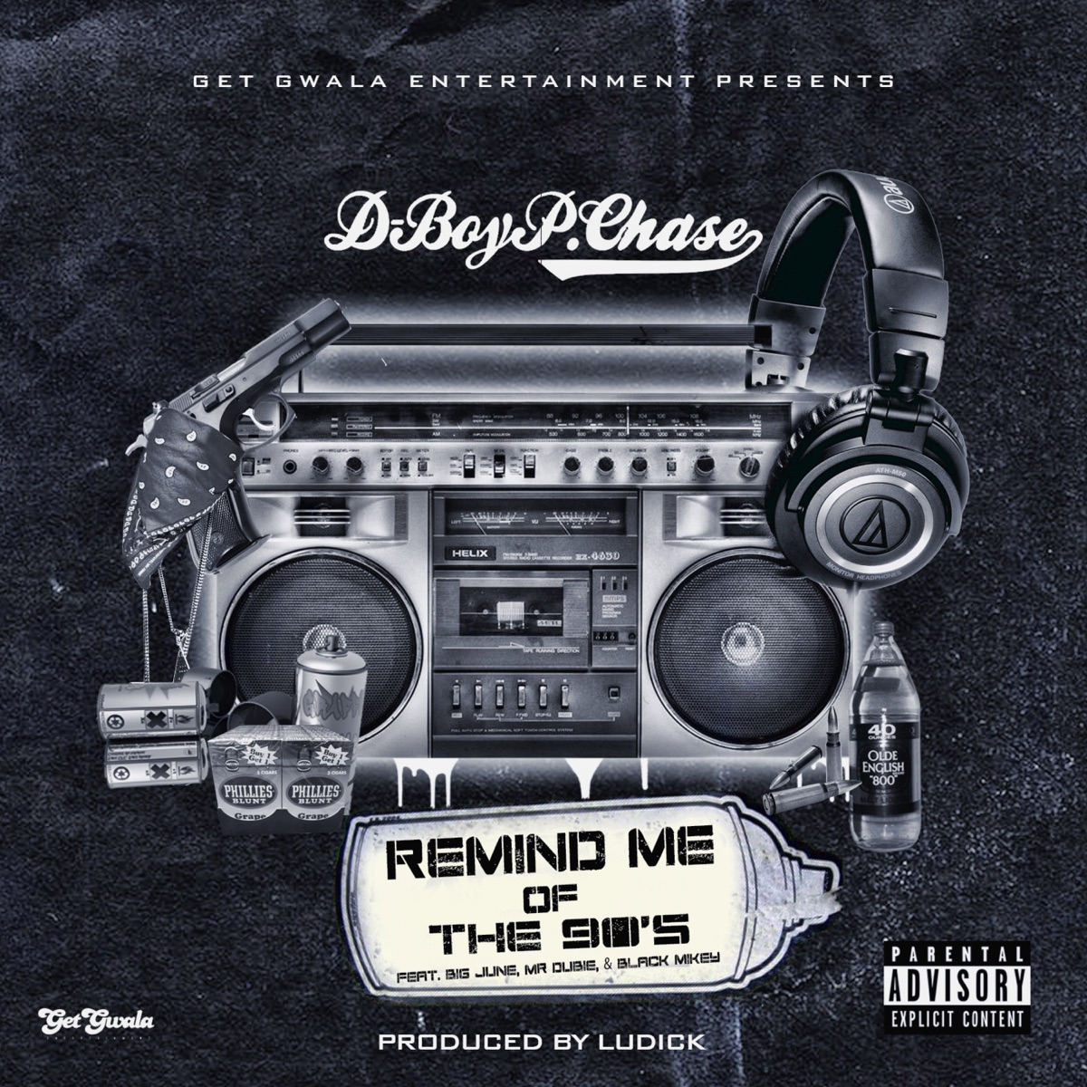 Remind Me of the 90's (feat. Big June, MR. DUBIE & Black Mikey) - Single by D-Boy P. Chase album cover