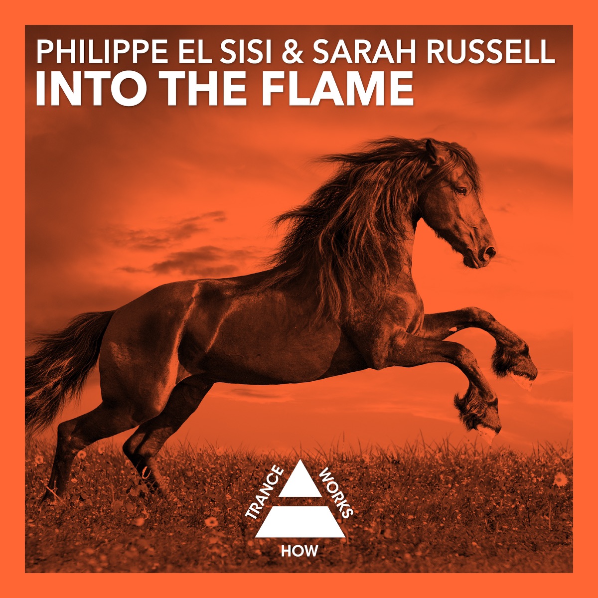 Into the Flame - Single by Philippe El Sisi & Sarah Russell album cover