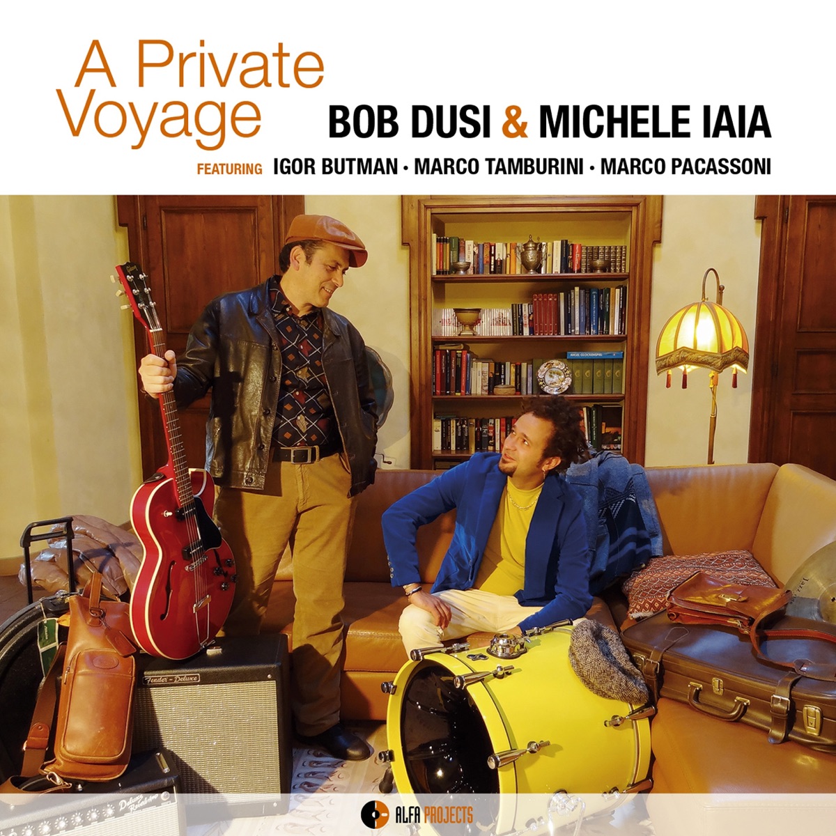 A Private Voyage (feat. Igor Butman, Marco Tamburini & Marco Pacassoni) by Bob Dusi & Michele Iaia album cover