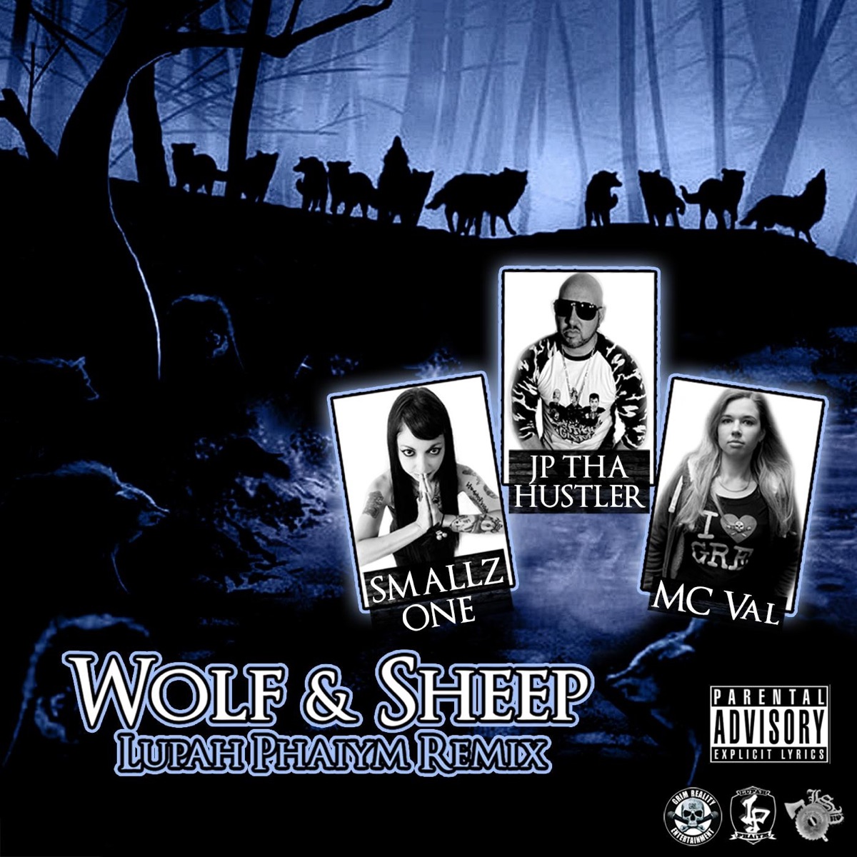 Wolf & Sheep (Lupah Phaiym Remix) - Single by JP tha Hustler, MC Val & Smallz One album cover