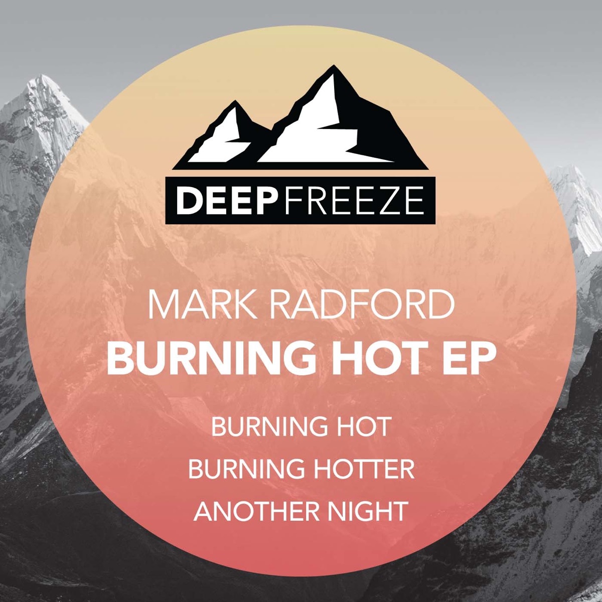 Burning Hot - Single by Mark Radford album cover