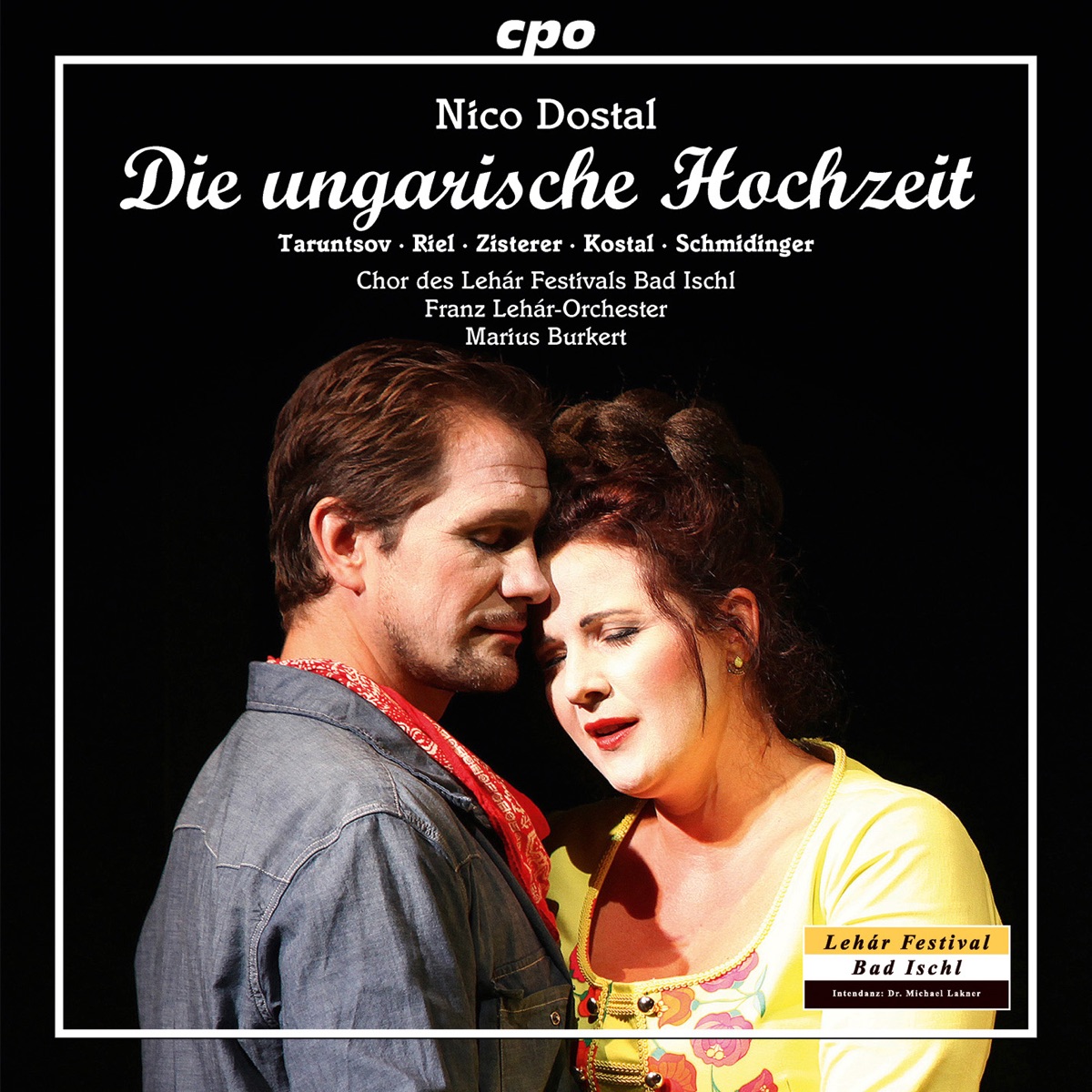 Dostal: Die ungarische Hochzeit by Regina Riel, Jevgenij Taruntsov, Anna-Sophie Kostal, Thomas Zisterer, Dolores Schmidinger, Franz Lehar Orchestra & Marius Burkert album cover