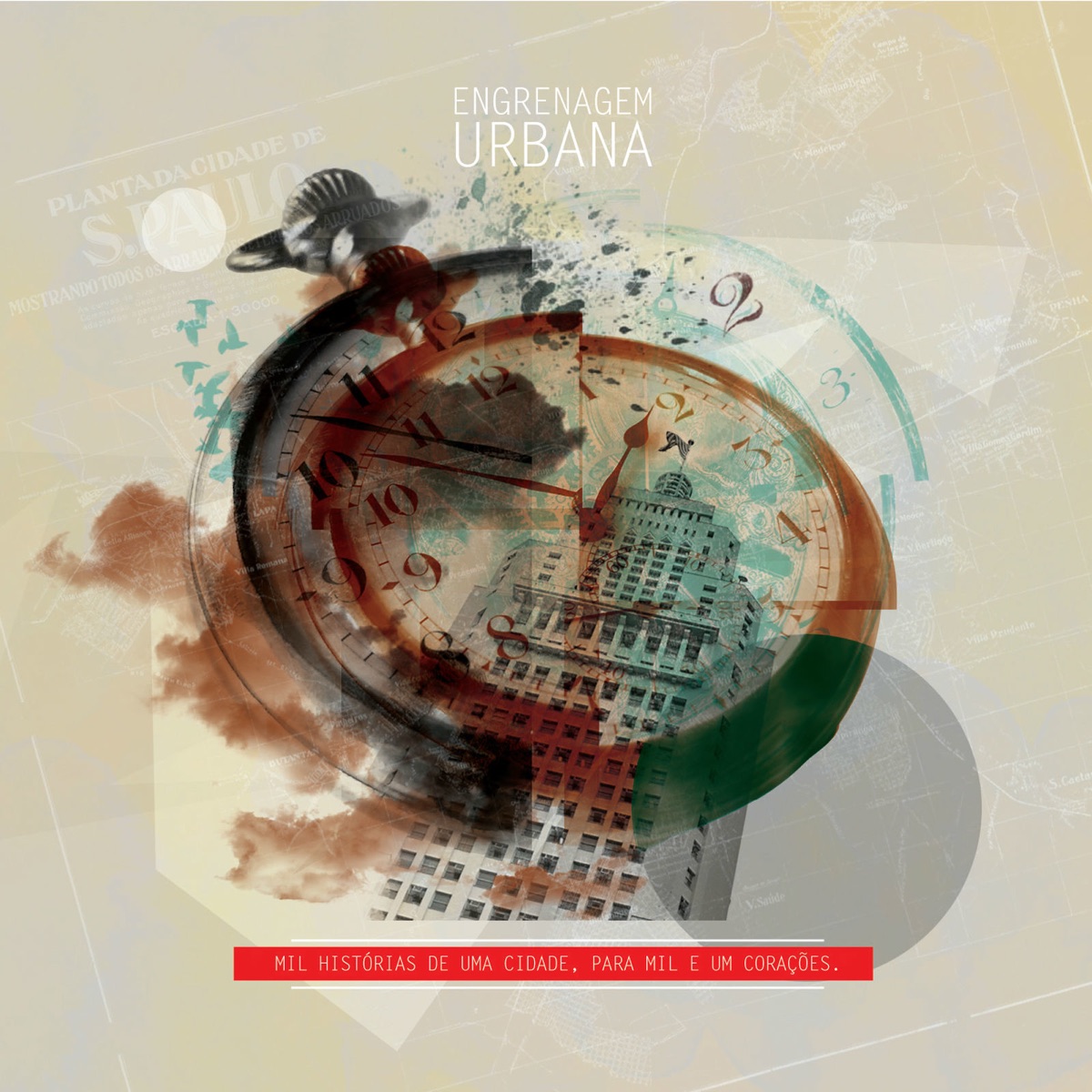 Mil Histórias de uma Cidade, para Mil e um Corações by Engrenagem Urbana album cover