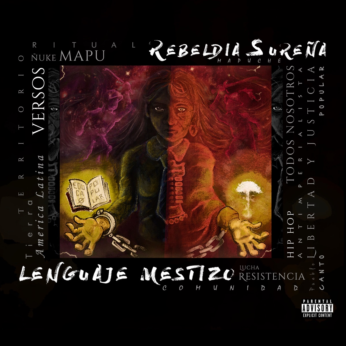 Lengüaje Mestizo by Rebeldía Sureña album cover