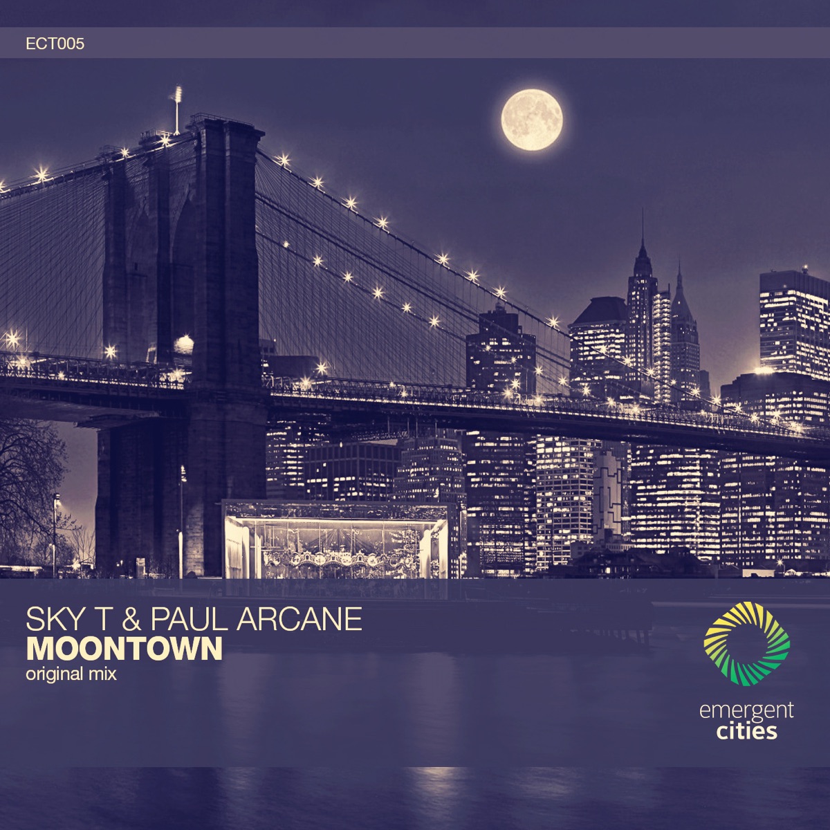 Moontown - Single by Paul Arcane & Sky T album cover