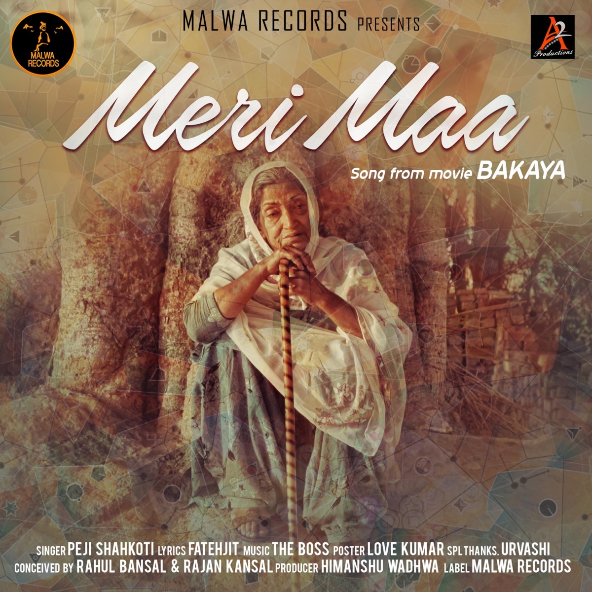 Meri Maa (feat. The Boss) [From "Bakaya"] - Single by Peji Shahkoti album cover